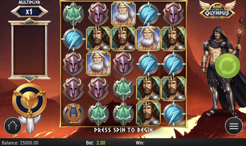 giao diện Rise of Olympus
