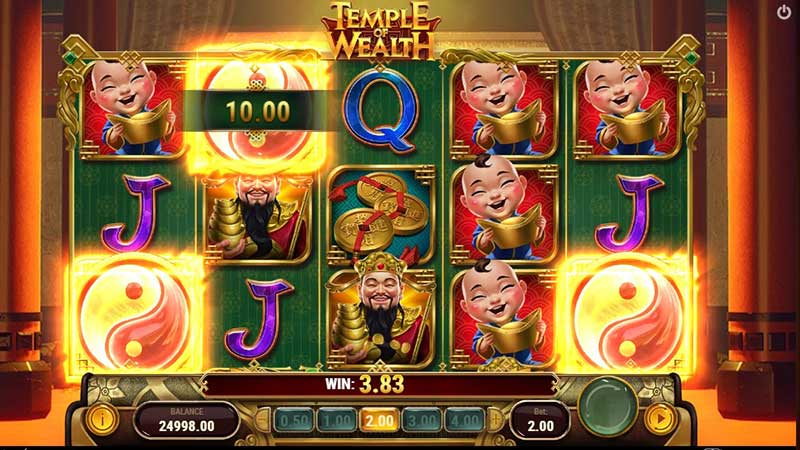 cách chiến thắng game Temple of Wealth