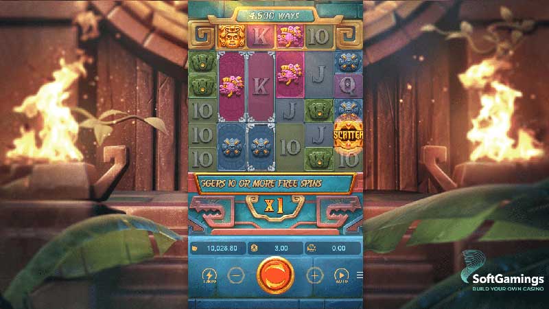 giao diện game Treasures of Aztec