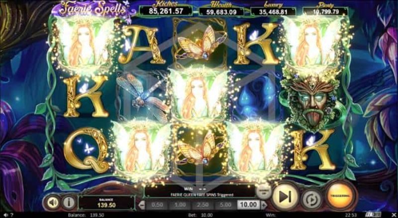 Tính năng trong Faerie Spells JP