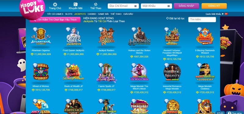 Frost Queen Jackpots tại Happyluke