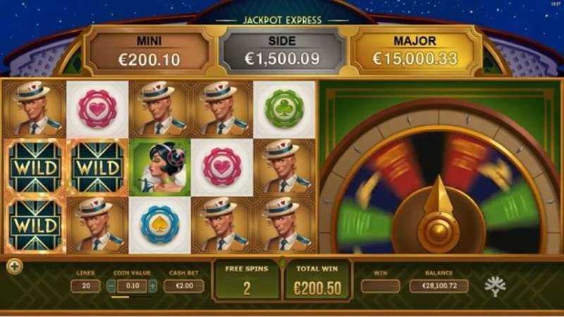 Quay thưởng Jackpot Express 