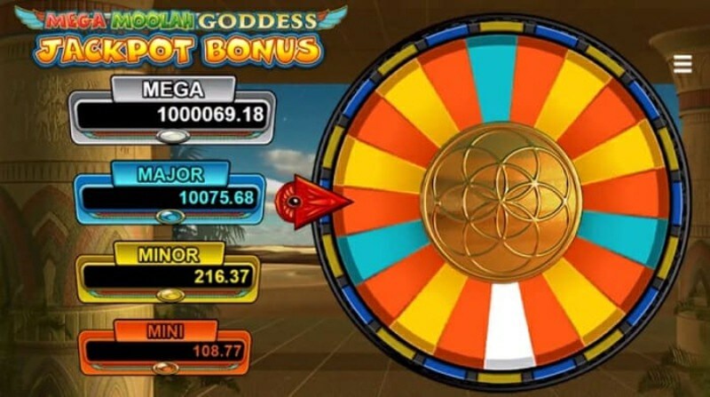 Mega Moolah Goddess có thiết kế đơn giản