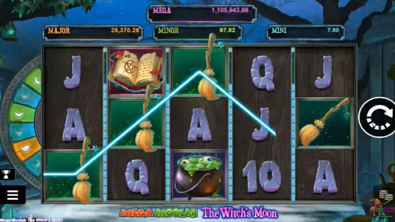 Trải nghiệm game Mega Moolah The Witch's Moon
