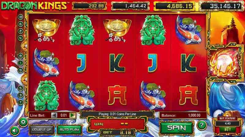 Quay thưởng Dragon Kings JP tại Happyluke