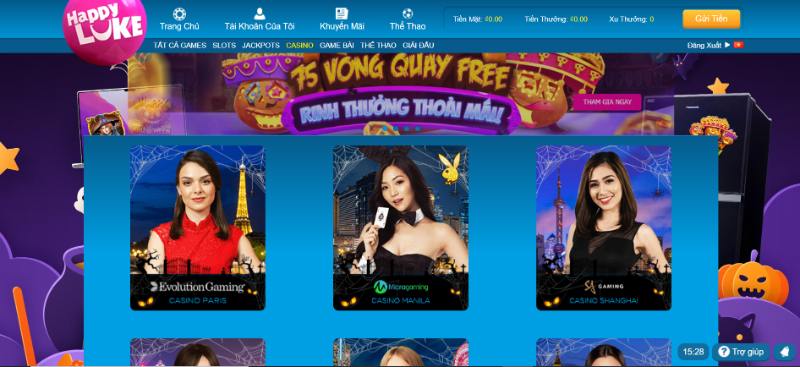 Hướng dẫn cá cược tại sảnh Evolution Gaming