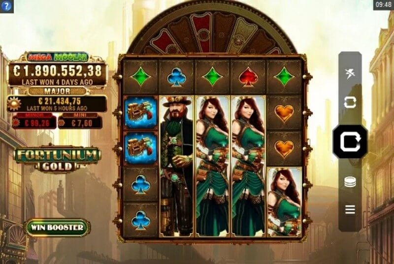 Fortunium Gold Mega Moolah có nội dung mới mẻ