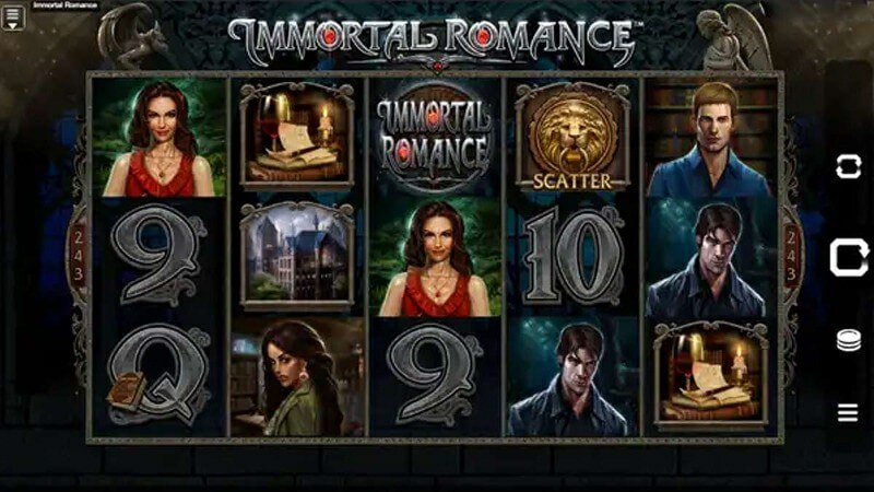 Immortal Romance Mega Moolah quay nhiều giải thưởng