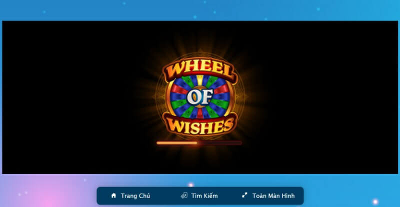 Truy cập vào game Wheel of Wishes tại HappyLuke