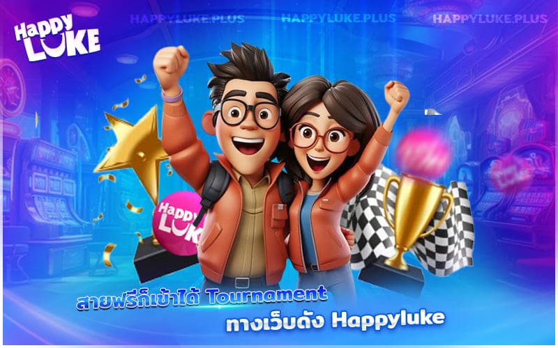 อัปเดต Tournament ทางเว็บ Happyluke ตลอดเวลา สนุกไม่มีเบรค