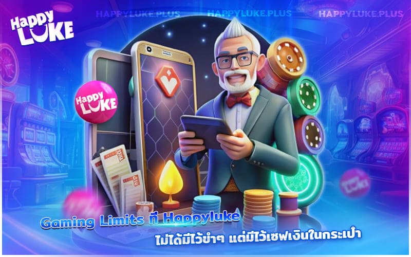 Gaming Limits ที่ Happyluke – ไม่ได้มีไว้ขำ ๆ แต่มีไว้ช่วยเซฟเงินในกระเป๋าคุณจริงจัง!