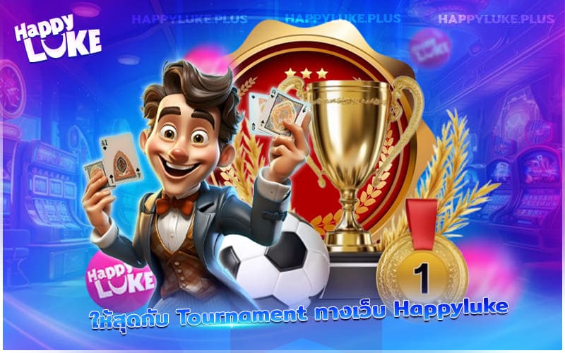 ให้สุดกับ Tournament ทางเว็บ Happyluke สล็อตก็จัด คาสิโนก็แจ่ม