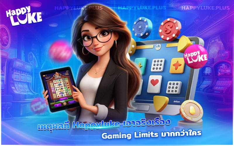 เพราะความปลอดภัยของผู้เล่นมาก่อน – นี่คือเหตุผลที่ Happyluke จริงจังกับ Gaming Limits มากกว่าใคร!