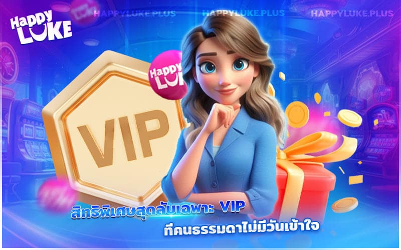 สิทธิพิเศษสุดลับเฉพาะ VIP Happyluke – ระดับนี้ คนธรรมดาไม่มีวันเข้าใจ!