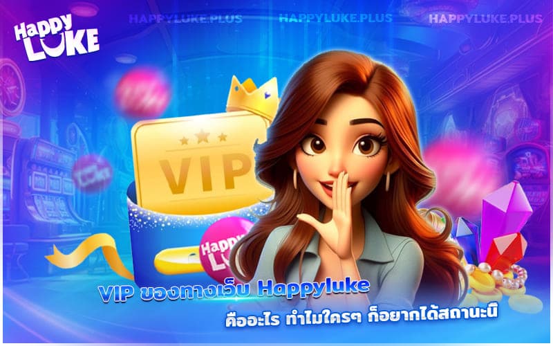 VIP ของ Happyluke คืออะไร? ทำไมใคร ๆ ก็อยากมีสถานะสุดพิเศษนี้!
