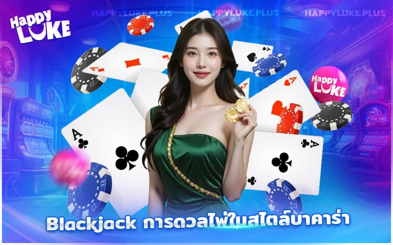 Blackjack คือเกมไพ่ที่ใช้กลยุทธ์ลุ้นแต้มรวมให้ได้ 21 แบบตื่นเต้น