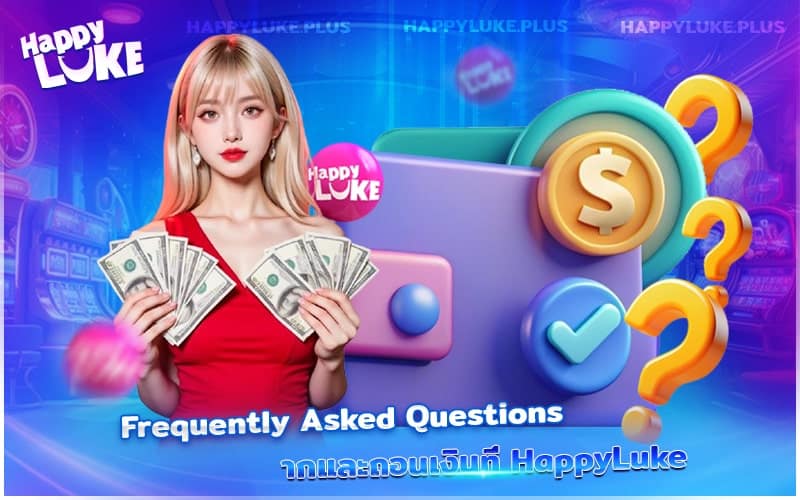 รวมคำถามยอดฮิตเรื่องฝากถอนเงินบน Happyluke