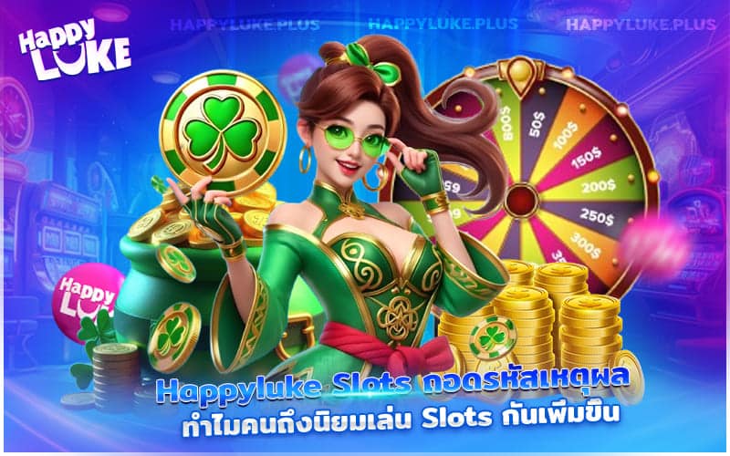 Happyluke กับเหตุผลที่ทำให้สล็อตเป็นเกมยอดนิยม