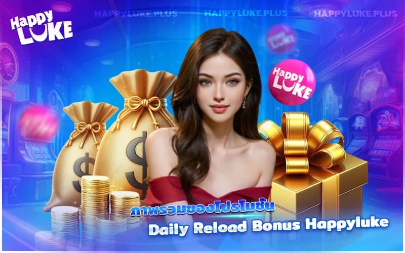 สรุปโปรโมชั่น Daily Reload Bonus จาก Happyluke ที่คุณไม่ควรพลาด