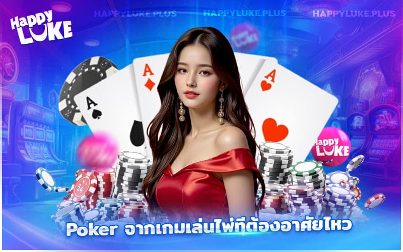 Poker พัฒนา จากเกมไพ่ใช้ไหวพริบ กลายเป็นกีฬาระดับนานาชาติ