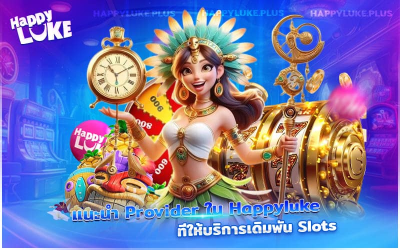 แนะนำผู้ให้บริการเกมสล็อตเด็ด ๆ บน Happyluke