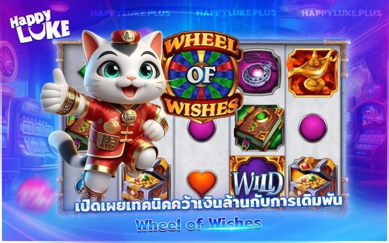 เทคนิคโกยแจ็กพอตจากเกม Wheel of Wishes Happyluke