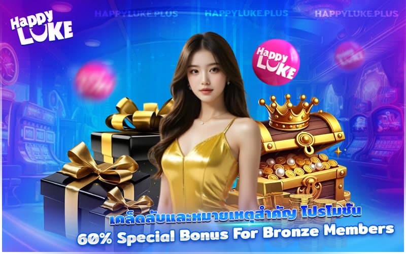 ข้อควรรู้ก่อนกดรับโปร 60% สำหรับ Bronze Members