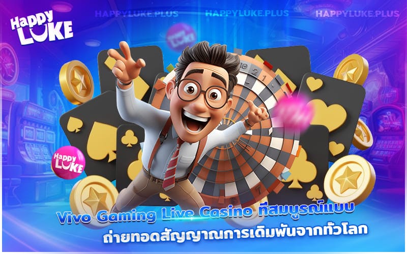 Vivo Gaming ถ่ายทอดสดคาสิโนสดจากทั่วโลก ให้คุณเดิมพันได้ทุกที่ทุกเวลา