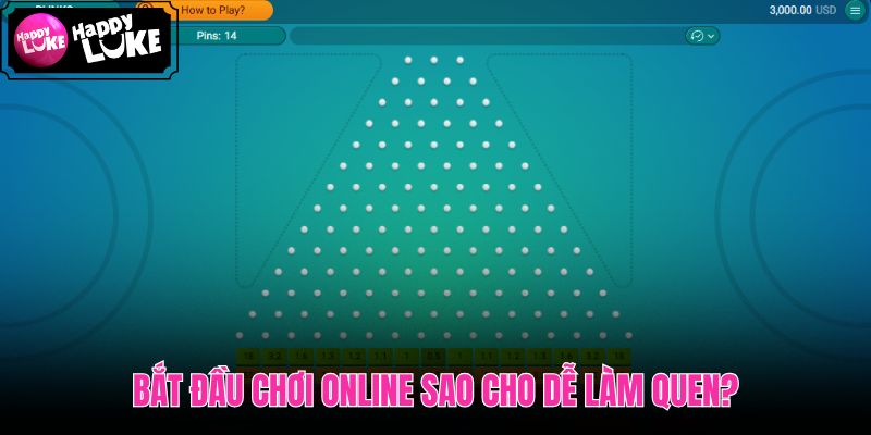 Bắt đầu Plinko online qua bản dễ nhìn và cược nhỏ