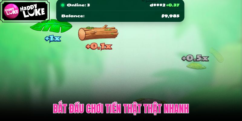 Khởi đầu Frog Jump tiền thật quy trình gọn trên HappyLuke