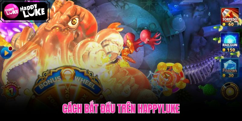 Lối vào Mega Fishing trên HappyLuke qua ba bước ngắn