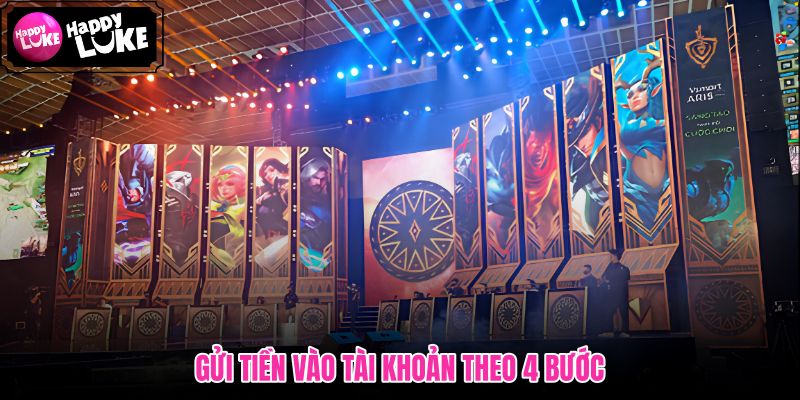 Quy trình nạp tiền bốn bước và kiểm tra thưởng