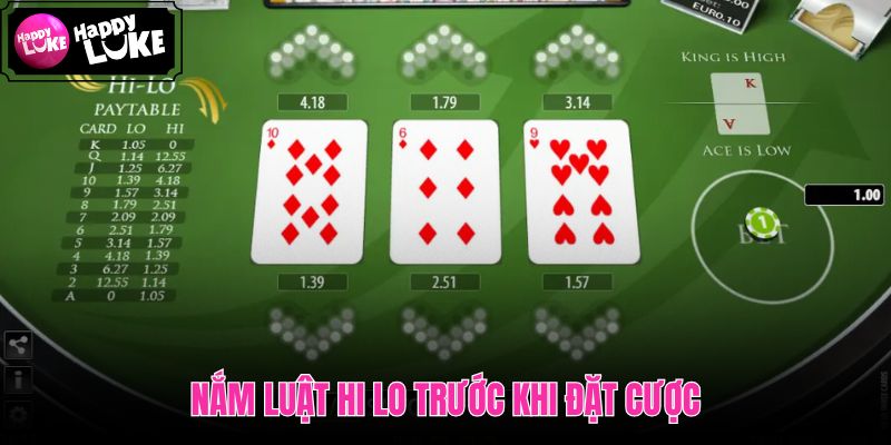 Luật Hi Lo với ba cửa dự đoán quân kế tiếp