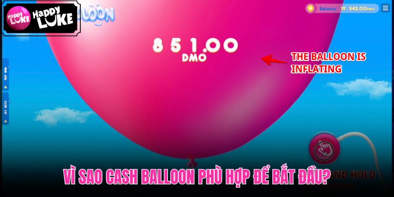 Cash Balloon luật dễ nhịp nhanh giao diện đơn giản
