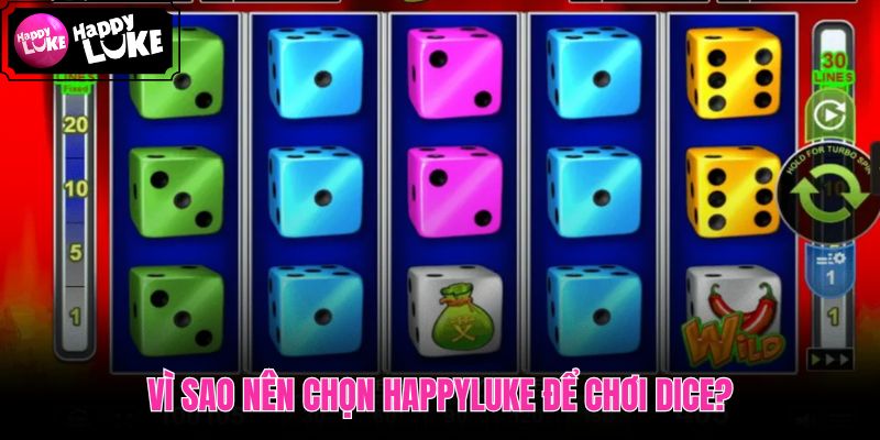 Dice tại HappyLuke với thanh toán gọn và truy cập ổn định