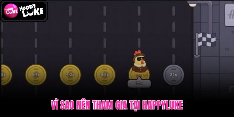 Lối vào Pilot Chicken tại HappyLuke rõ ràng và nhanh gọn